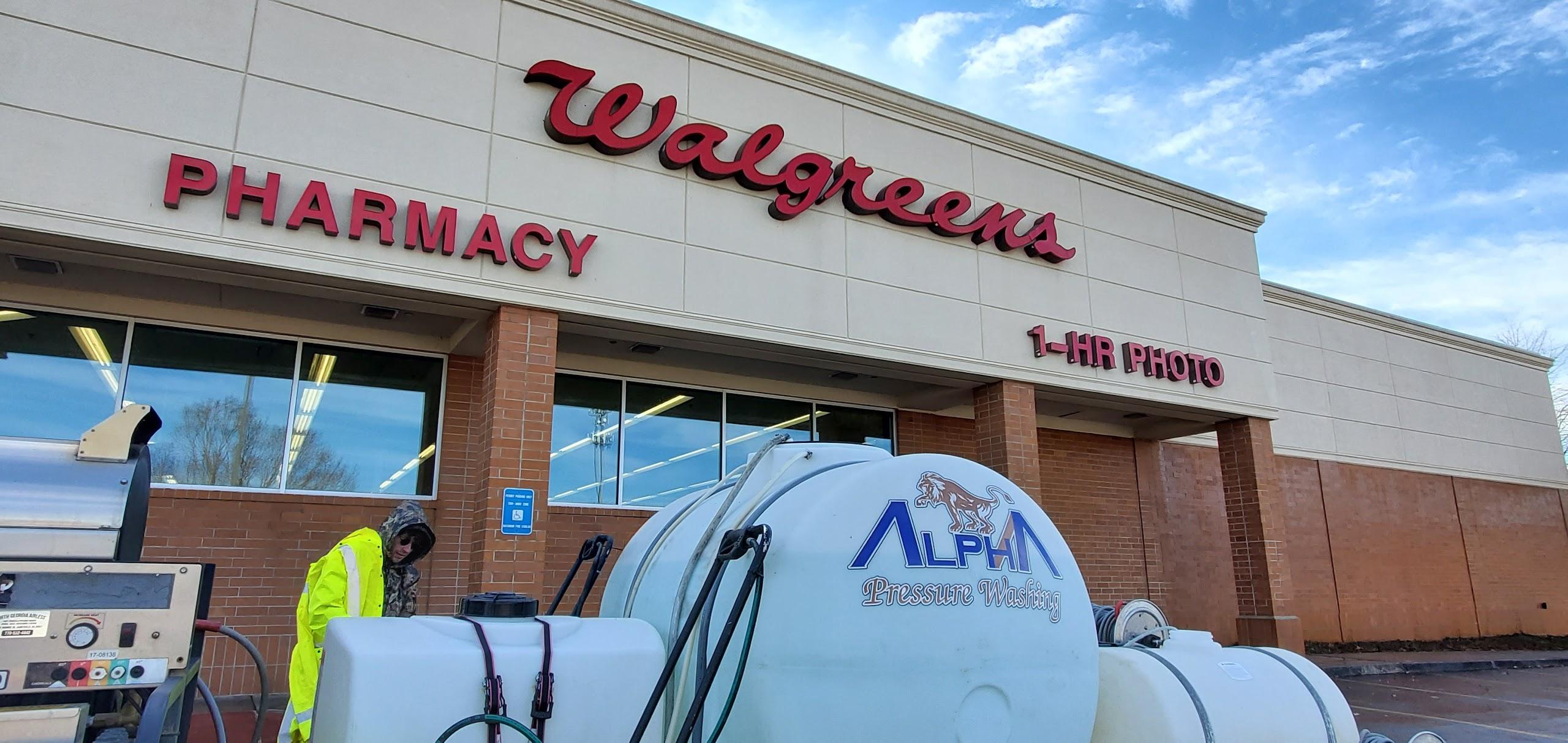 After - Commercial storefront cleaning results