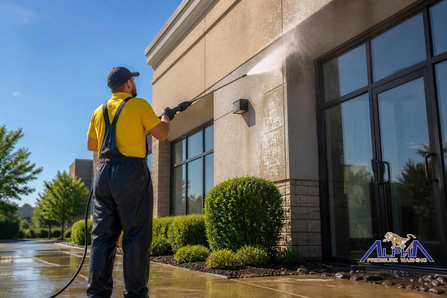 The Importance of Pressure Washing for Commercial Properties in Roswell, GA