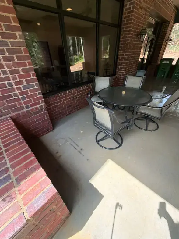 Patio Degreasing For A Restaurant In Alpharetta, GA